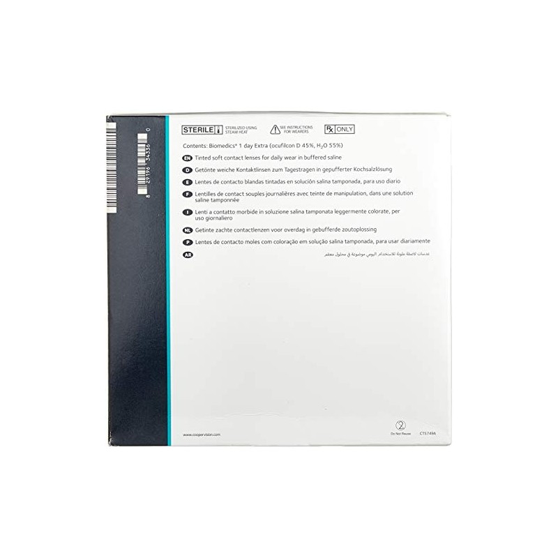 Biomedics 1 day Extra 1 day spherical LBMDC1EL86-0700