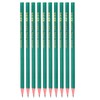 M&G Wooden Hexagonal Pencils, 10 Pcs HB Pencils Graphite Round Pencils for Classroom Teacher Office Supplies, Green