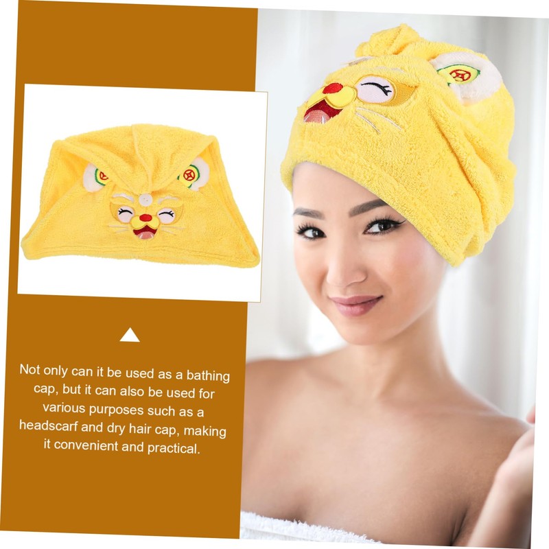 Baluue Hair Drying Towel Wrap for Women Quick Absorbent Microfiber