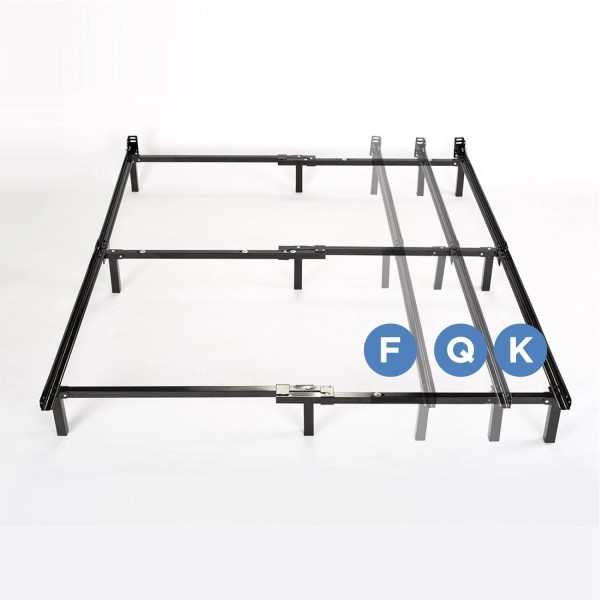 Compack Metal Adjustable 7 Inch Support Bed Frame for Box