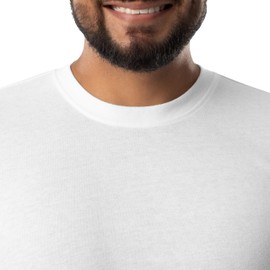 IZOD Men's Short Sleeve Jersey Top and Printed Pants Pajama Sleep Set, White/Blue Plaid