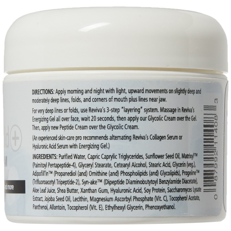 REVIVA Anti-Wrinkle Cream Peptides, 0.05 Pounds