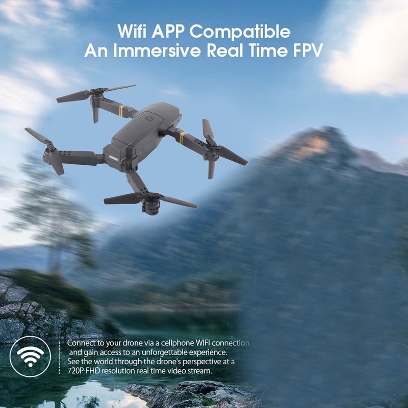 Foldable WIFI Drone HD 4K Aerial Camera Fixed Height RC