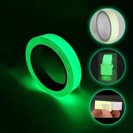 BaraRose Luminous Tape - Tape that glows in the dark 【Width 1 cm x Length 5 M】High-brightness fluorescent tape - Luminous safety tape for disaster prevention, long-lasting glow, decoration, DIY