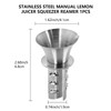 18/8 Stainless Steel Manual Lemon Juicer Squeezer, Easy Squeeze Small