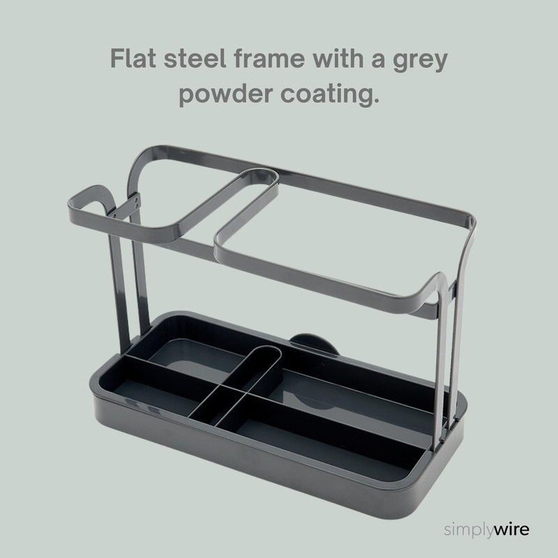 simplywire – Sink Tidy/Caddy – Retro Flat Wire Kitchen Sink