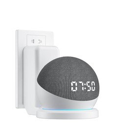 EWIGE Plug Wall Mount Accessory for Dot 4/5 Gen and Google Speaker Stand Accessories (White)