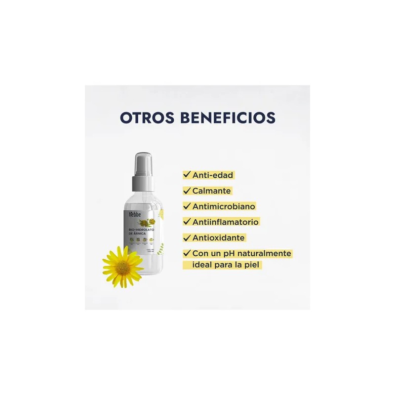 Bio Hidrolato De Árnica, 120 Ml, Facial Y Corporal 100%