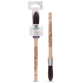 Axus Décor Silk Point Ultra(Mink Series) Paint Brush Filaments & Birchwood Handle - Ideal For Intricate Work & Artistry, Anti-Rust Stainless Steel - Next Generation Brush - 20mm