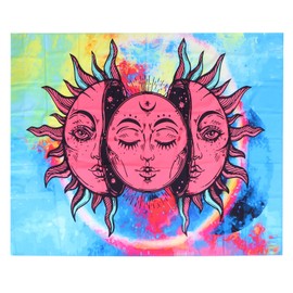 Sun Goddess Pattern Tapestry Wall Hanging for Bedroom Living Room Background Art Decor200x150cm
