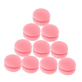 BIUDECO Salon Quality Sponge Hair Rollers for Women 10pcs Mushroom Shaped Curlers Hairdressing Rollers No Heat
