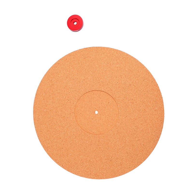 Cork Turntable Mat Vinyl Record Non Shake Slipmat Adapter Phonograph