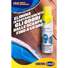 Scholl Fresh Step Lufterfrischer für Schuhe, beseitigt schlechte Gerüche und hält die Schuhe kühl und trocken, 24 Stunden Wirksamkeit für alle Arten von Schuhen, 150 ml Sprayflasche