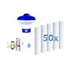 BLUEWATER 50 x 20g MULTIFUNCTIONAL WITH DISPENSER AND TEST STRIPS