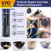 Alckijy Kintsugi Repair Kit Gold & Silver - 21 Piece