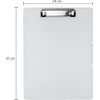 Panavage Clipboard Folder a4 File Board Binder Conference Pad Translucent