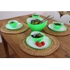 Linden Berg Round Salad Plate (Green)