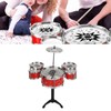 Toddler Jazz Drum Kit Hand Eye Coordination High Safety Sturdy