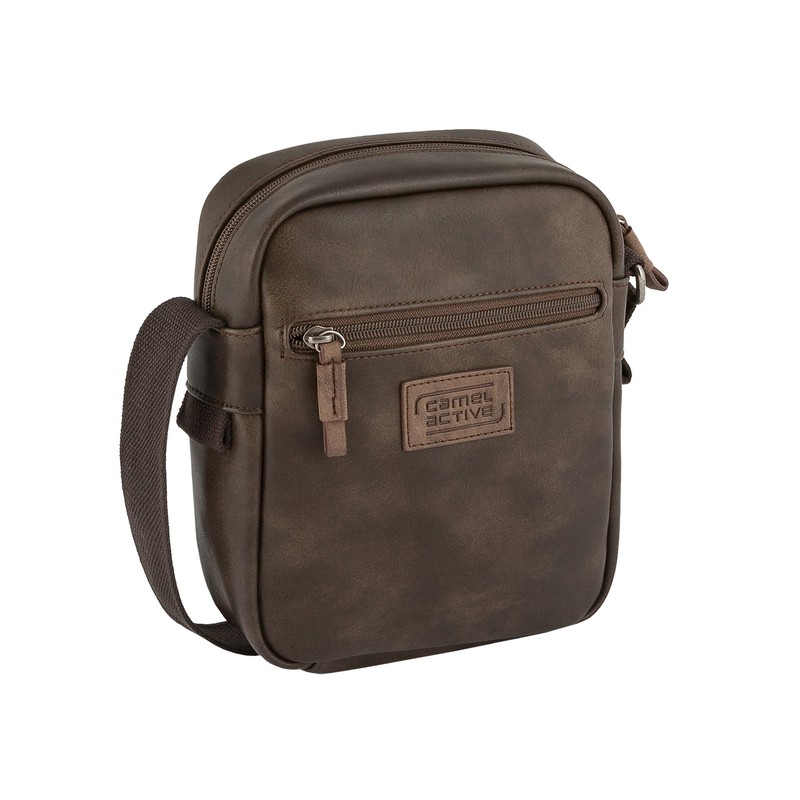 camel active Laos Herren Umhängetasche Crossbody Bag Klein Braun