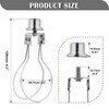 Lamp Shade Holder,Lamp Shade Light Bulb Clip Adapter,Clip On Lampshade