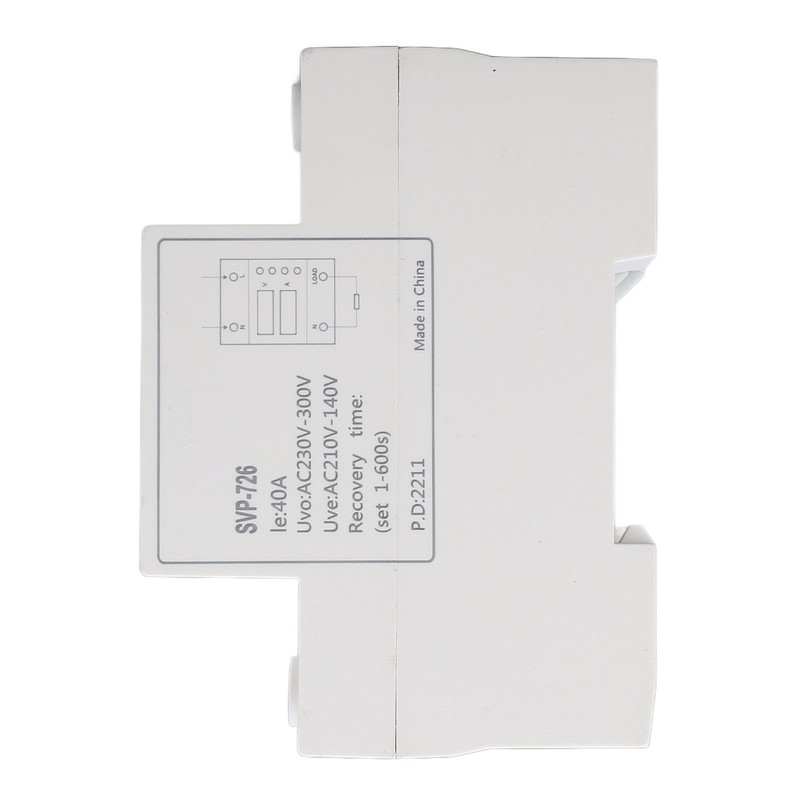 AC220V Over Under Voltage Protector Self Recovery Adjustable Home Leakage