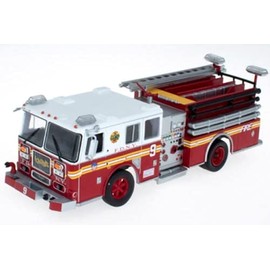 OPO 10 - 1:43 fire truck compatible with Seagrave Pumper USA 2003 (POM102)