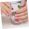 Beavorty Unique Nail Sequins Iridescent Butterfly Heart Shaped Decorative Nail