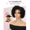 FANCEE Braid Pixie Wig Double Full Lace Curly Box Braided
