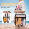Slumou Clear Tote Bag Stadium Approved - 12x6x12 Clear Bag