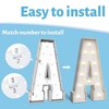 4FT Marquee Light Up Numbers 5,Party Decoration Large Marquee Light