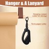 Larbeti 11.8" Kraft Wall Mounted Butcher Paper Roll Holder Dispenser