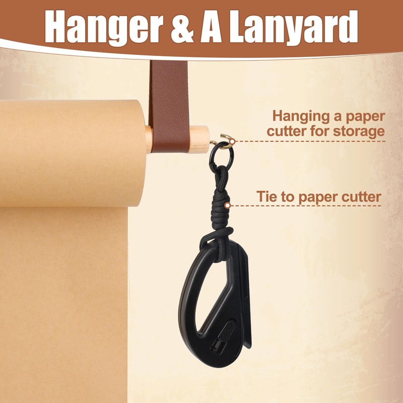 Larbeti 11.8" Kraft Wall Mounted Butcher Paper Roll Holder Dispenser