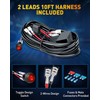 NAOEVO 4 Inch LED Pod Lights, Spot Flood LED Fog/Driving/Off