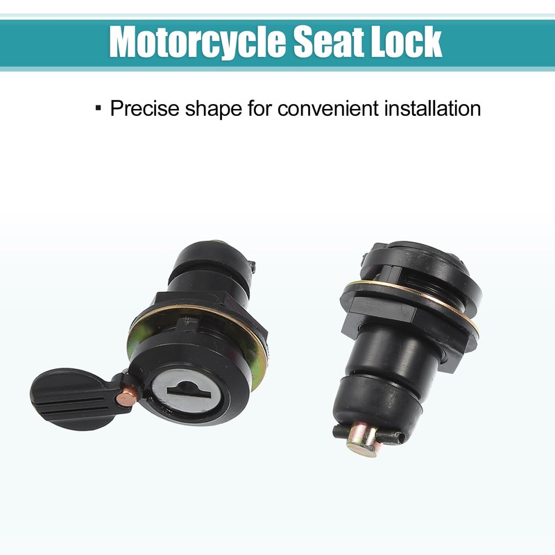 X AUTOHAUX 1 Set Motorcycle Ignition Switch Cylinder Fuel Gas