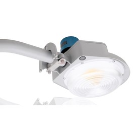 RuggedGrade Vontair Series 60W LED Barn Light | Color Selectable 30K/40K/50K | Dusk to Dawn with Photocell Arm Mount Lights | Perfect Lights for Barns, Yards, Streets, Parking Lots - Gray