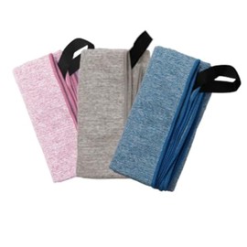 Microfiber Gym Towel with Clip Handle – Fast-Drying, Ultra-Absorbent Sports Towel, 50 x 100 cm, Ideal for Gym, Yoga, and Outdoor Activities – Available in Grey, Blue, Pink (Grey, 50x100 cm)