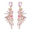 BriLove Women's Wedding Bridal Jewellery Rhinestone Crystal Teardrop Multi Marquise
