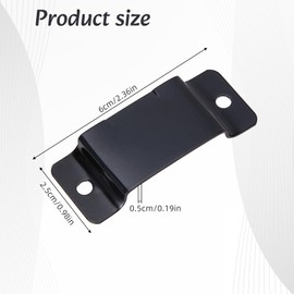 NICENEEDED 10 Pcs Tape Measure Holder Clip, Measuring Tape Holder Metal Measuring Tape Belt Holder, Tape Holder for Tool Belt with Rivets Tape Measure Hanging Tape Holder