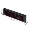 LED Remote Wall Clock Prscise Timer Stopwatch for Fitness Training