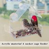 Winfred Window Bird Feeder with 3 Extra Strong Suction Cups