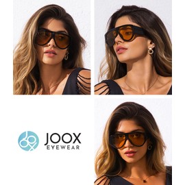 JOOX Oversized Retro Aviator Sunglasses Womens Mens 70s Classic Vintage Sun Glasses UV400 Protection