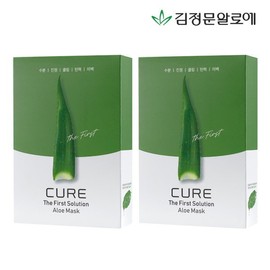 Kim Jeong-moon Aloe Cure Aloe Mask Pack Season 2 20 sheets / 김정문알로에  큐어 알로에 마스크팩 시즌2 20매