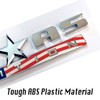 3PC 3D TEXAS EDITION EMBLEM Silver+Color American Flag for CHEVY
