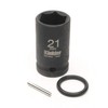 Kielder KWT-125-PO 1/2" Mid-Size 21mm Scaffolding Impact Socket (52mm Long)