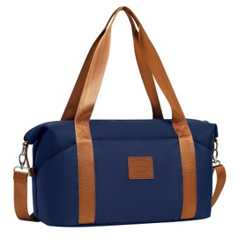 COOLIFE Cabin Bag Large Travel Bag Sports Bag 40 x 25 x 20 Ryanair Underseat Hand Luggage Overnight Weekend Hand Luggage for Women Waterproof Handbag for Sports & Travel, blue, Travel Duffel Bag