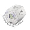 Timer SIUKE Hexagon Digital Clock Timer Magnetic Cubes Timer Kitchen
