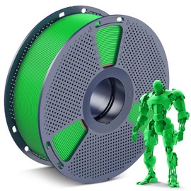 PLA 3D Printer Filament, SUNLU Neatly Wound PLA Filament 1.75mm Dimensional Accuracy +/- 0.02mm, Fit Most FDM 3D Printers, Good Vacuum Packaging Consumables, 1kg Spool (2.2lbs), 330 Meters, PLA Green
