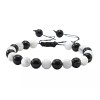 Amazing Gemstones Selenite Black Tourmaline Bracelet - Adjustable