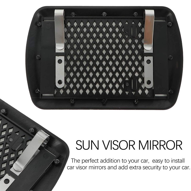 Silence Shopping Sun Visor Mirror Clip-On, Car Makeup Vanity Mirror,