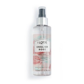 I Love English Rose Scented Body Mist, Formulated With Natural Fruit Extracts Which Offer a Burst of Fragrance, FastDrying Refreshment Throughout the Day, VeganFriendly 150ml
